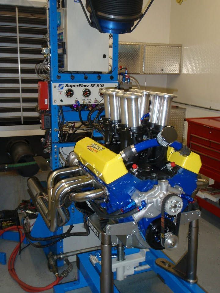 RaceSaver 305 on the SuperFlow dyno